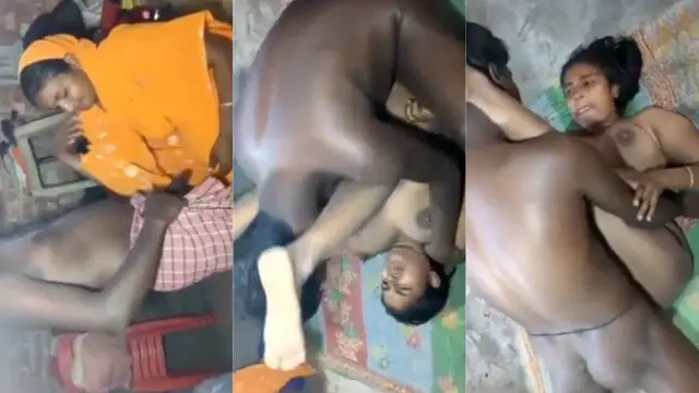 Desi Couple's Romantic Village Night Intimate Moments