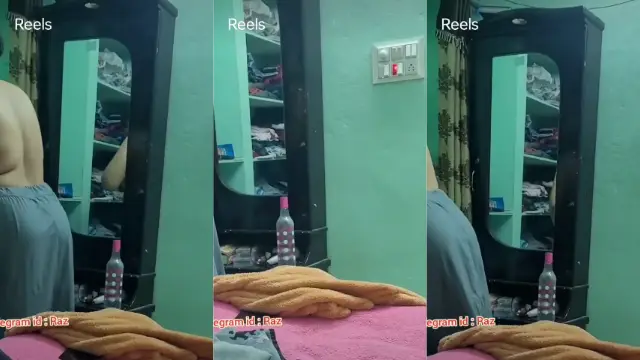 Desi biwi ki secret mms viral ho gayi bedroom mein