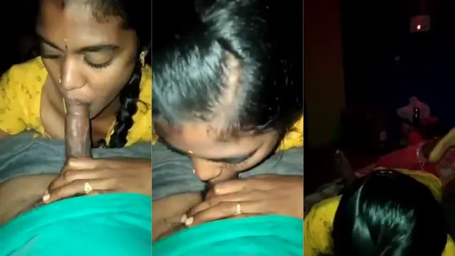 Desi Tamil girl ka secret mms video lover ko blowjob
