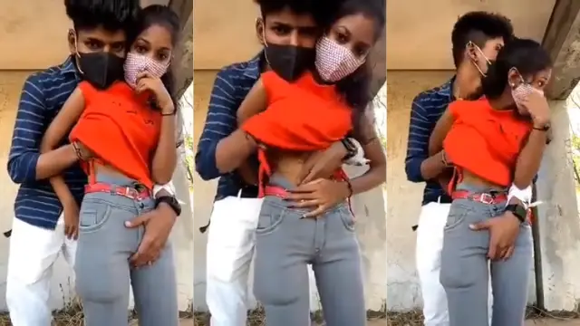 Bihari college girlfriend ka chapri ladka campus mein boobs press karta hai