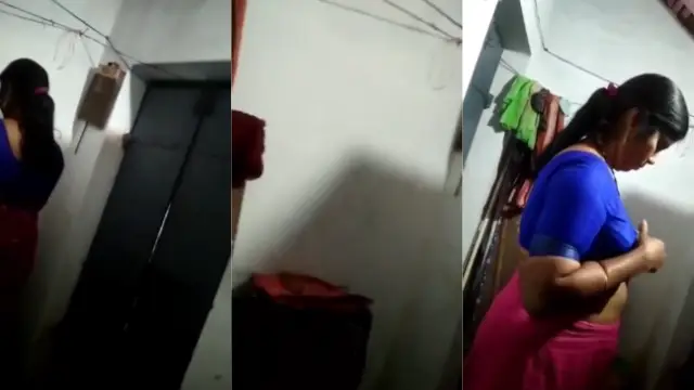 Saree mein desi milf ka mms viral ho gaya