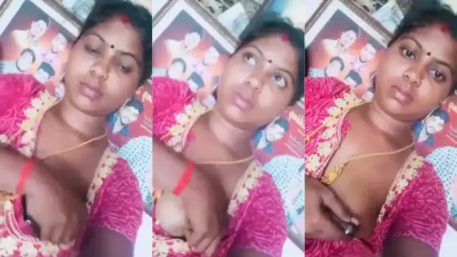 Watch Tamil wife amateur topless milk boobs Hindi MMS video