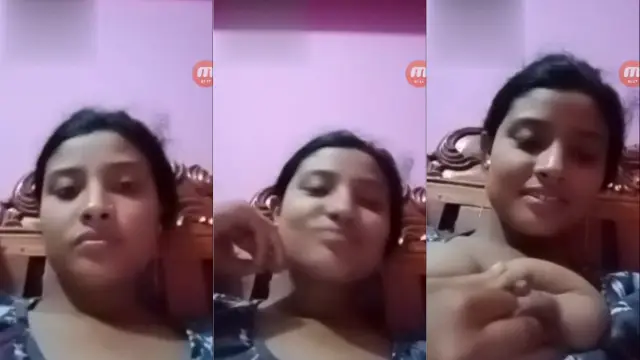 Marathi wife solo cam show hot boobs pressing private fun
