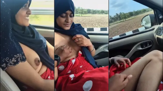 Muslim Mallu girl ka car mein private moment leaked