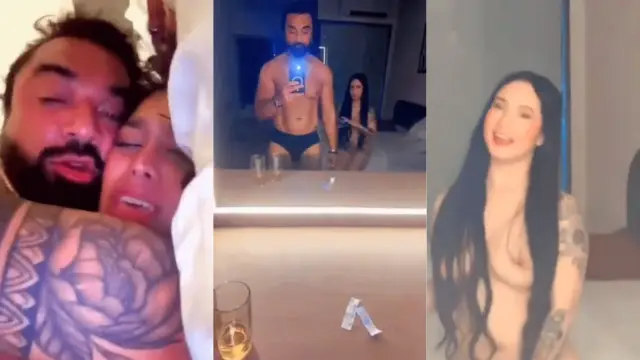 Ajaz Khan ki viral Russian call girl MMS scandal aajkal sab bol rahe hai