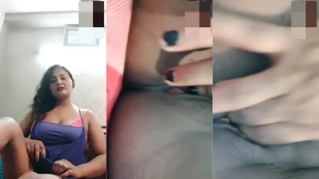 Indian housewife secretly films steamy nude MMS video for husband