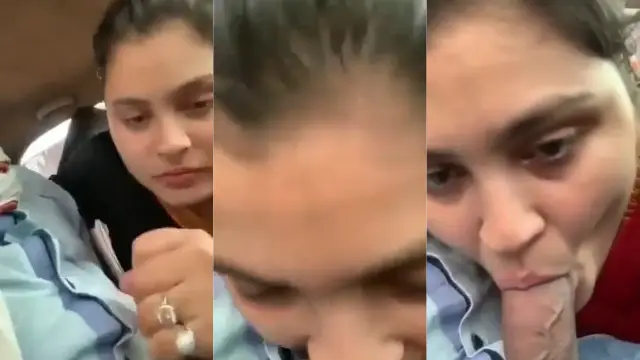 Desi viral MMS widowed aunty gives car blowjob to boyfriend