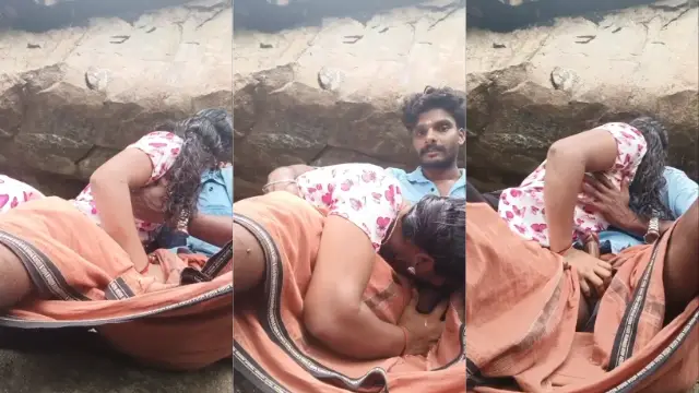 Hot Desi Housewife Gives Outdoor Pleasure to Her Secret Lover