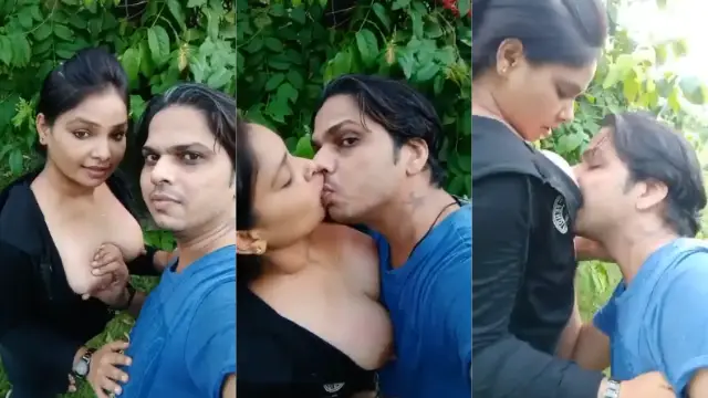 Gori Noida Bhabhi Jogging Ke Baad Jungle Mein Boobs Chuswaye