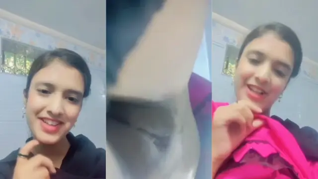 Muslim girl private MMS video of boobs and chut