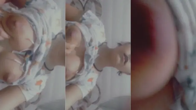 Patna girlfriend shows off her round boobs for boyfriend