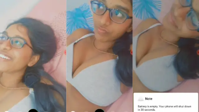 Desi girlfriend shows her secret video call moment in bra