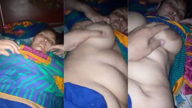 Sleeping wife ki big boobs press karte hue cam mms leaked