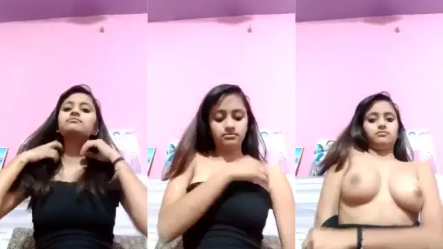 Lucknow ki desi girlfriend ka topless selfie mms leaked