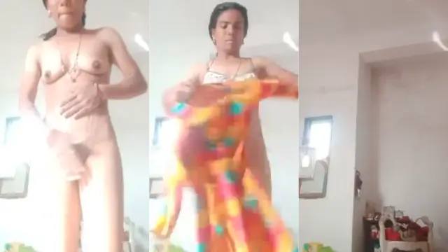 Desi village bhabhi secret nude bath and dressing full video