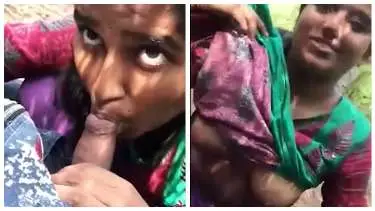 तेलुगु देहाती लड़की ने खेत मे चुसा गांव वाले का लंड