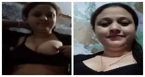 कपड़े बदलते वक़्त चुचा दिखाती देसी मिल्फ