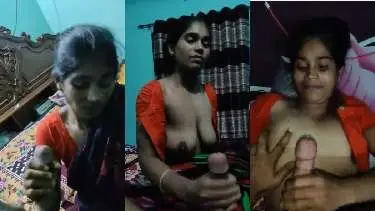 कर्जदार भाभी ने हिमांशु के लंड को मुठ मार के चूत मरवाई. देखें देसी वीडियो में भाभी का हेंडजॉब और चूत चुदाई.